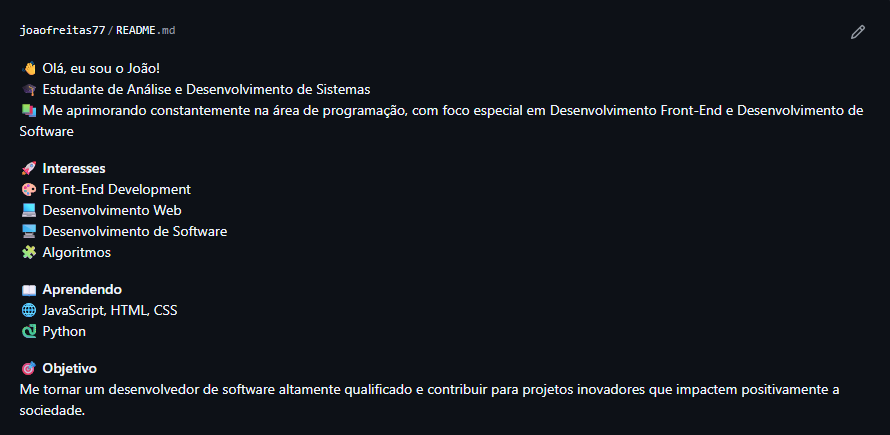 Meus projetos